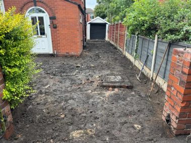block paved driveway charcoal edging middleton manchester 04