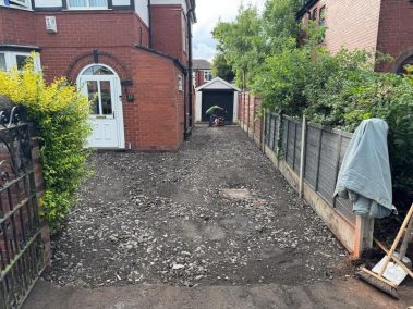 block paved driveway charcoal edging middleton manchester 05