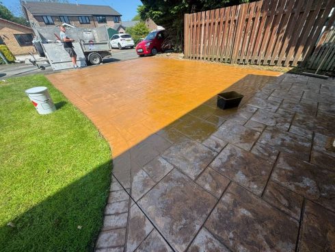 driveway repair jet wash re colour burnley 02