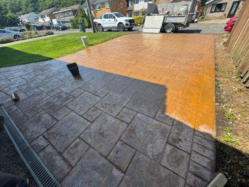 driveway repair jet wash re colour burnley 06