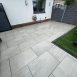 porcelain patio kindle grey charcoal paved brick edge clitheroe 14