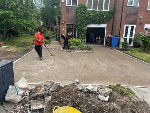 block paved driveway stockport 08