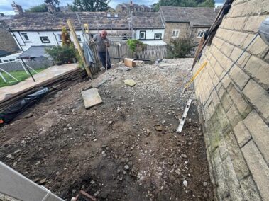 autumn brown indian sandstone patio in nelson 03