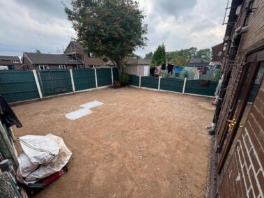 indian sandstone patio artificial grass middleton manchester 01