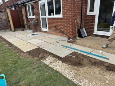 autumn brown indian sandstone patio bury 12