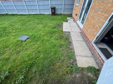 kindle grey porcelain patio drainage system turf in burnley 20