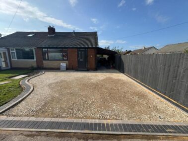 tarmac driveway with block paved border padiham 07