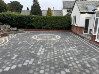 tobermore sienna granite aggregate patio in blackburn 43