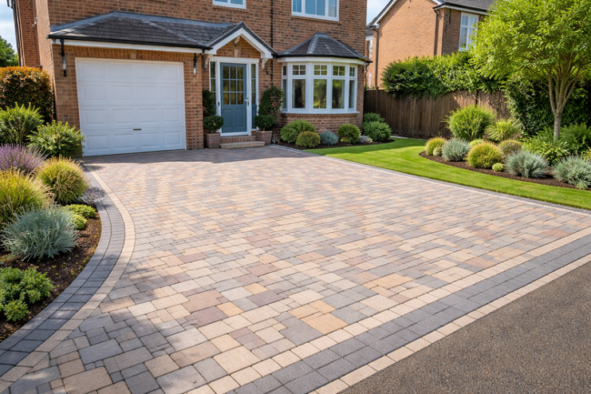 repair or replace uneven block paving driveway stone made drives