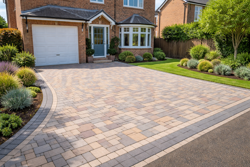 repair or replace uneven block paving driveway stone made drives
