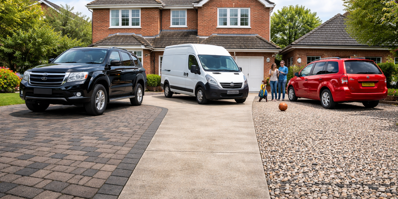 best driveway surfaces heavy cars vans family homes