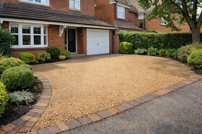 resin bound driveway idea for uk homes